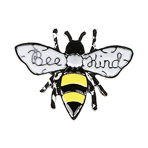 UUDaily Honey Bee Brooch Animal Brooches Insect Pin Shape Scarf Clips Bee Brooch Daily Wear or Dating for Women Girls Jewelry