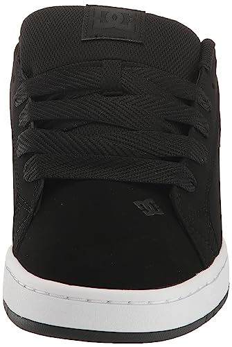 Image of DC Men's Court Graffik Casual Skate Shoes Black /Black /White 10