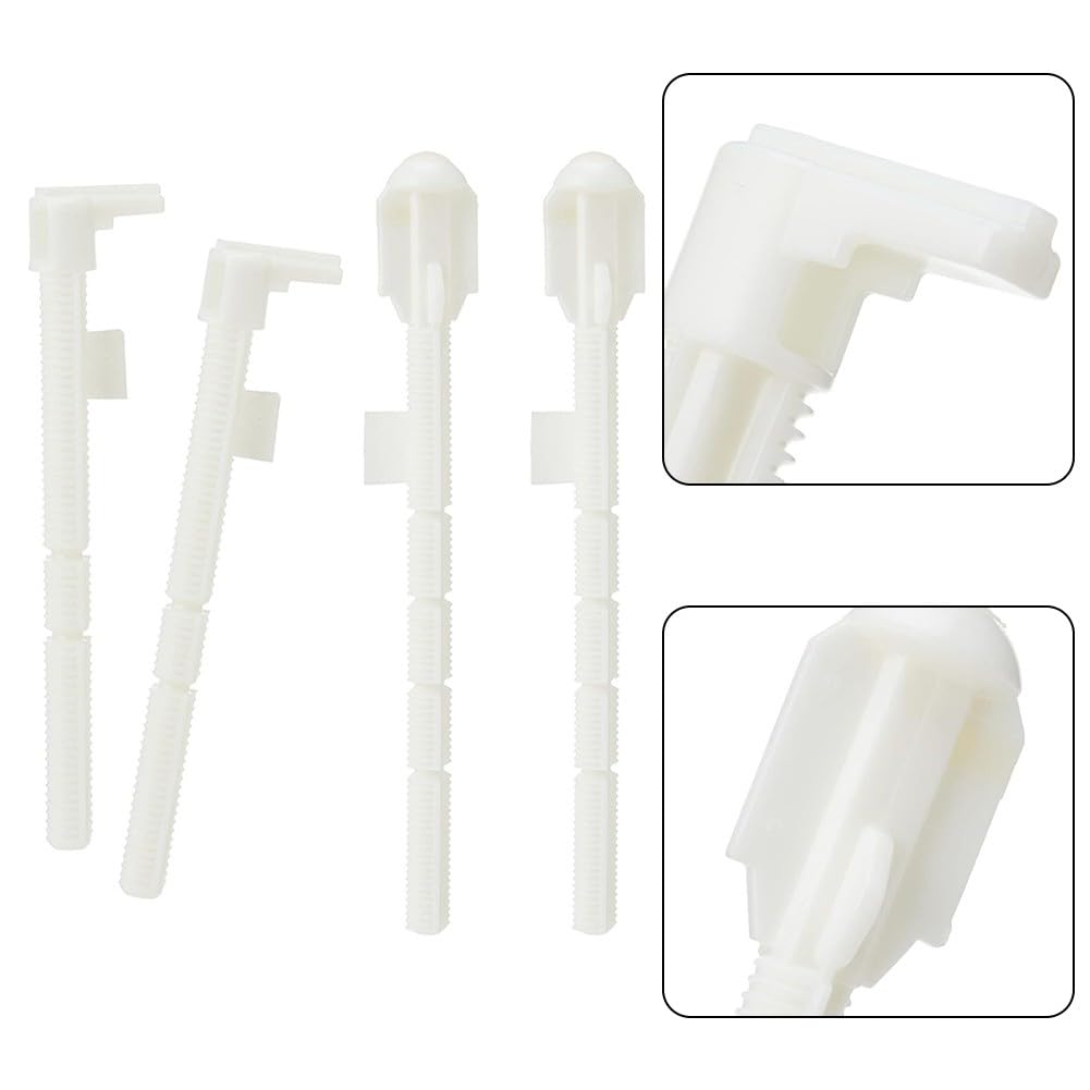 Set asta di scarico, barra attuatore, kit asta di spinta per Geberit 241874001, adatto per cassette UP320 pre-2008, Sigma01/20/50, ABS bianco, 140 mm