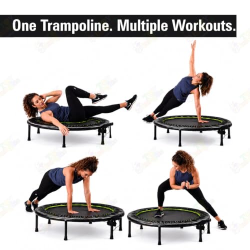 Image of Toy Imagine 48-Inch Mini Trampoline for Kids & Adults, Heavy-Duty Rebounder