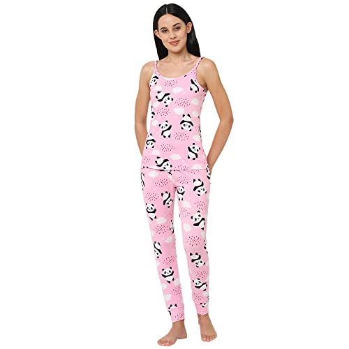 Image of Sweet Dreams Women Printed Lapel Collar 3 /4th Sleeve Poly Brush Robe, Slip & Pyjama Set