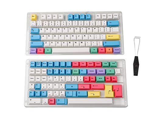 Image of Dye Sublimation Keycaps | Cherry Profile for Custom Merchanical Keyboard | 139 Keys (Chalk)