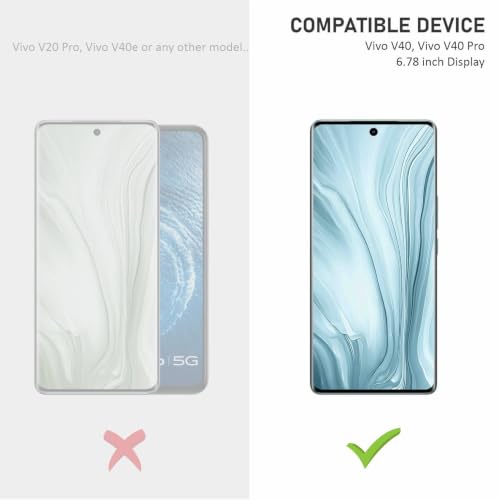 Image of SupCares TPU Anti Glare Matte Unbreakable Membrane Screen Protector for Vivo V40 and Vivo V40 Pro (6.78 Inch) With Easy Self Installation Kit | Fingerprint Working | Edge to Edge Coverage