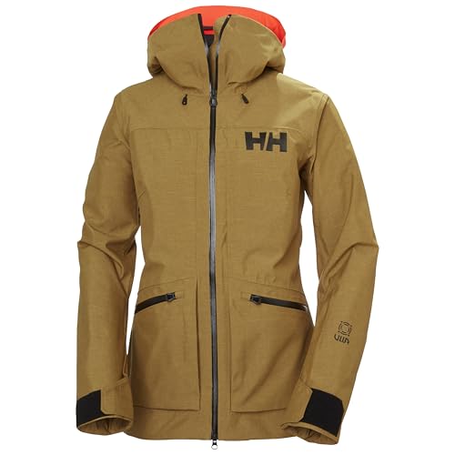 Helly-Hansen Womens Powderqueen 3.0 Waterproof Ski Jacket, 787 Lynx - Small
