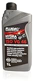 FLUIDAX Aceite hidráulico mineral ISO VG 46 para instalaciones hidráulicas, lubricante antidesgaste, antioxidante, antiespuma, alto índice de viscosidad HLP – DIN 51524 – 51525 – ISO HM