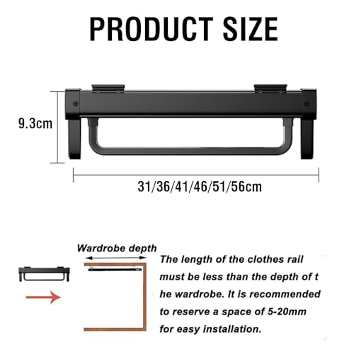 Support à cravates et ceintures coulissant pour optimiser le volume du dressing - 2