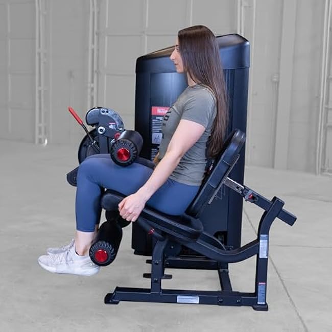 Body-Solid (S2LECX) Pro Clubline Series II Leg Extension & Leg Curl Machine for Home and Commercial Gym