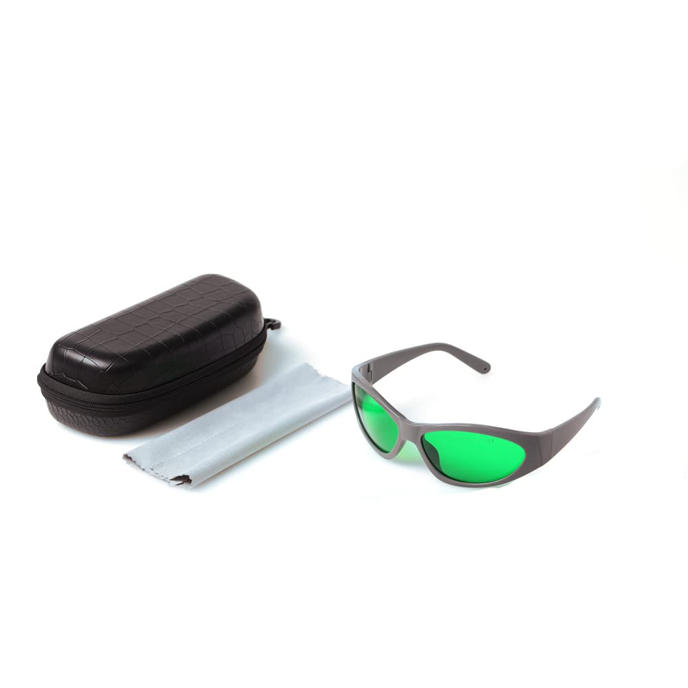 635nm 650nm 694nm 600-700nm 55# 0.D 6+ RHP-2 laserowe okulary ochronne czerwone laserowe ochronne przepuszczalność światła 30%