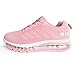 Sumateng Homme Femme Air Running Baskets Chaussures Outdoor Running Gym Fitness Sport Sneakers Style Multicolore Respirante Pink 36 EU