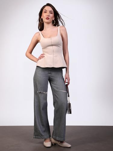 Image of Urbano Fashion Women's Regular Fit High Rise Jeans