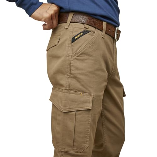 Image of Ariat Men's Rebar M4 Relaxed Made Tough Cargo Straight Pant