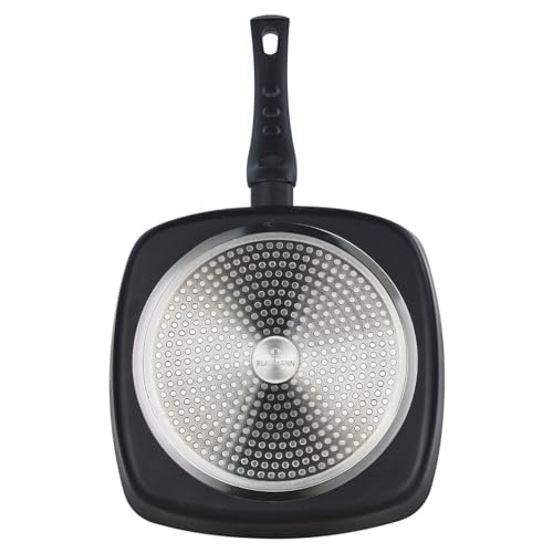 Blaumann 15 Pc Cookware Frying Cooking Grill Pan Pots Saucepan Soft Touch Handle (Aquamarine) - Image 7