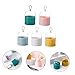 TOGEVAL 5pcs Makeup Sponge Holder Case Portable and Storage Container for Beauty Sponges Moisture for Travel and Home Use