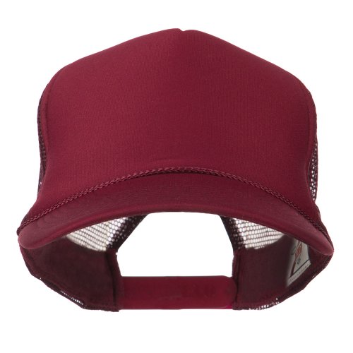 Foam Front Golf Style Mesh Back Cap - Maroon Osfm #TOP4