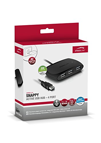 Speedlink SNAPPY USB HUB 4-Port - Hub USB attivo