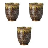 セトモノホンポ(Setomonohonpo) 3個セット 黒信楽長湯呑 [ 7×8cm ] | 湯呑陶磁器