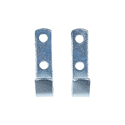 Masidef member of the würth group DY270661 Gancio piatto da parete in acciaio zincato 20x65 mm. max 2 pz, 65 x 20 mm (170 kg)