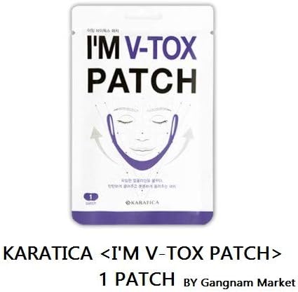 KARATICA I'm V-Tox Patch Anti-Cellulite Firming and Treatment With Slim Face & Neck Line, Magic Purple Mask 1 PATCH Type