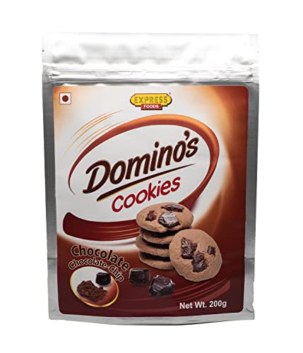 Image of Express Foods Chocolate Choco Chip Dominos Cookies, 200 Gram