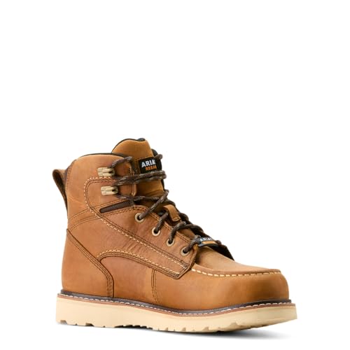 Image of ARIAT Women's Rebar Wedge Moc Toe Waterproof Work Boot