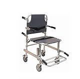La silla está diseñada para ayudar a los pacientes paramédicos y técnicos de emergencias médicas a transportar pacientes a través de espacios reducidos y subir o bajar escaleras.