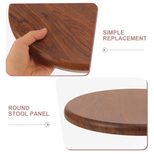 Kit de reemplazo para taburete redondo de madera con cojín cómodo set de 2 piezas 5