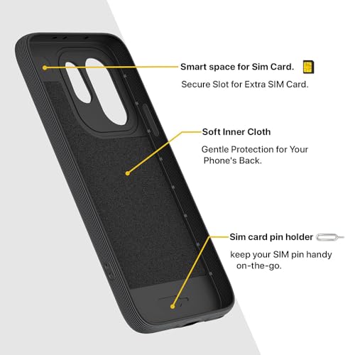 Image of Shockproof Case Compatible with Oppo Reno15 Pro 5G / 15 Pro Mini 5G | Full Camera Protection | TPU Flexible Back Cover for Oppo Reno15 Pro 5G / 15 Pro Mini 5G (Graphite Grey)