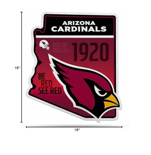 Image of Rico Industries NFL Football State Shape Shape Cut Pennant - Home and Living Room Decor - Soft Felt EZ to Hang