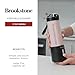Brookstone 500mL Compact Portable Blender with Additional Lid for On-the-Go Convenience - Personal Blender Perfect for Shakes, Smoothies, Food Prep, and Frozen Blending, BPA-Free (Black)