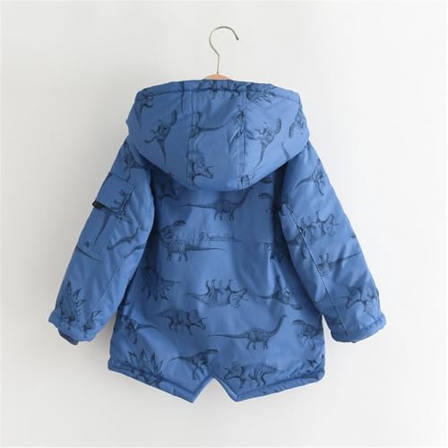 Kids Down Jacket Cartoon Winter Coat Thick Outwear for Baby Boy Children Hooded Cool 4-12Y3