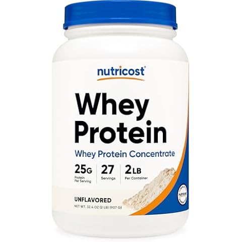 Nutricost Whey Protein Concentrate (Unflavored) 2LBS Cover