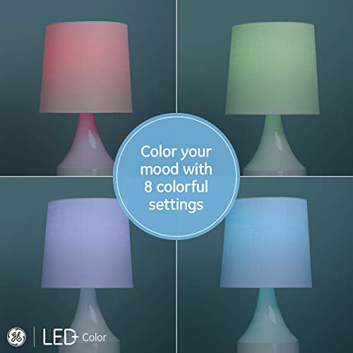 LED+ Color Changing Light Bulb with Remote Control, A19, 60-Watt Replacement, Full Color, Colored Light Bulb with 10 Color Options - Thumbnail 3
