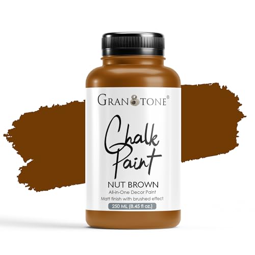 Image of GRANOTONE Chalk Paint Nut Brown 250ml Matte Finish