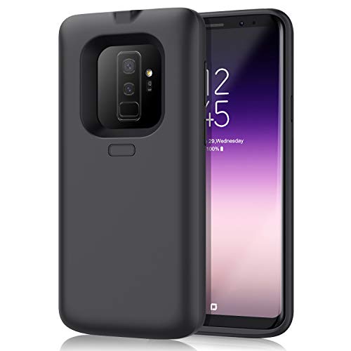 Battery Case for Galaxy S9 Plus 6500mAh, Upgraded Rechargeable Charging Battery Pack