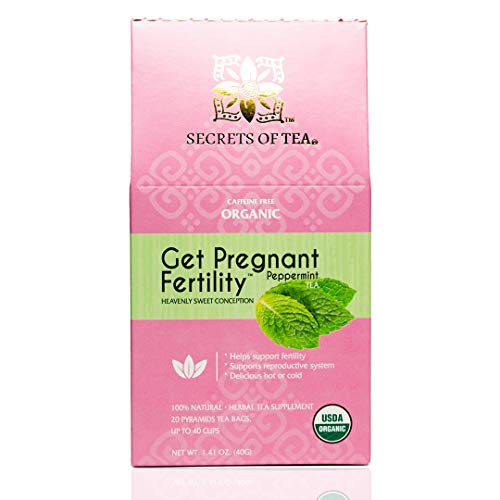 Secrets of Tea - Get Pregnant Fertility Tea - USDA Organic Peppermint Tea