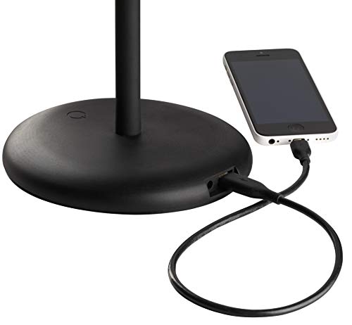 Unilux Easy LED Schreibtischleuchte, mit USB Ladefunktion, schwarz – Bild 4