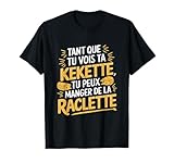 Fan de raclette tee homme Fete des peres original humour T Shirt