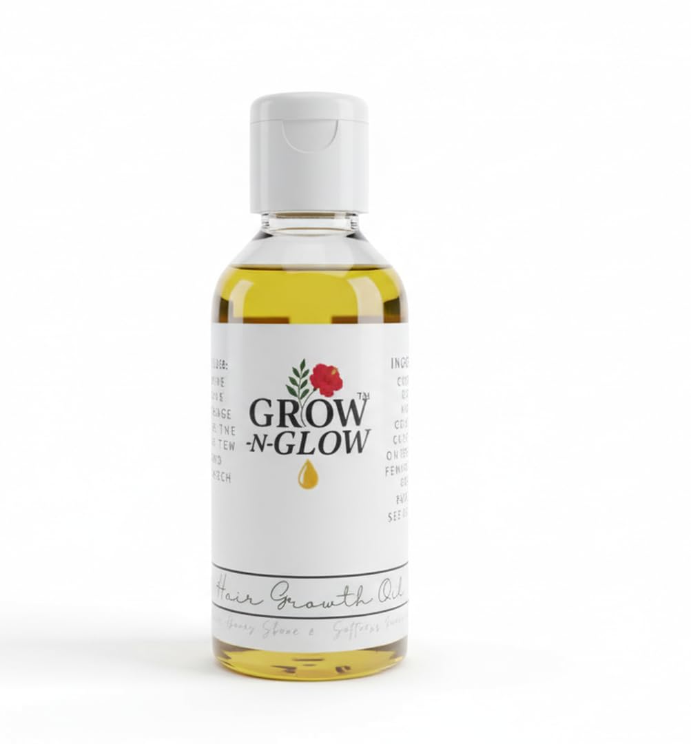 Hair Growth Oil with Coconut, Olive, Aloe Vera, Gooseberry, Curry Leaves, Onion, Hibiscus, Fenugreek, Chia, Black Sesame Seeds, Himalayan Herbs (100 ml)-image-13
