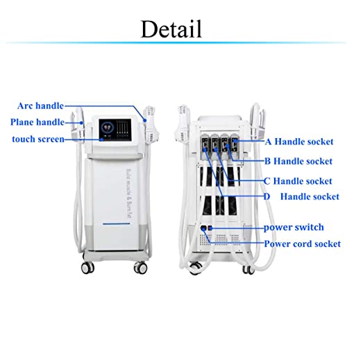 Image of 4 Handles Body Shaping Machine for Abdomen Buttock Upper Arm Thigh Muscle Strengthen