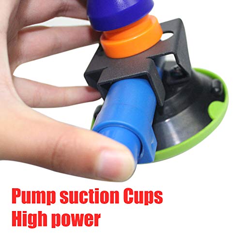 Zwbfu Ventosa de sucção de 3 polegadas com base da bomba manual Extrator de sucção para reparo de de
