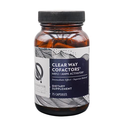 Quicksilver Scientific Clear Way Cofactors - Nattokinase, Dandelion + B Vitamins - Phytonutrient Antioxidant Cleanse, Detox + Gut Support (75 Capsules)