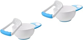 Amosfun Tigela De Moagem 2 Pçs 1 Tigela Triturador De Alimentos Bebê Moagem Tigela Moinho De Alimentos Tigela Manual Conjunto Espremedor De Alimentos