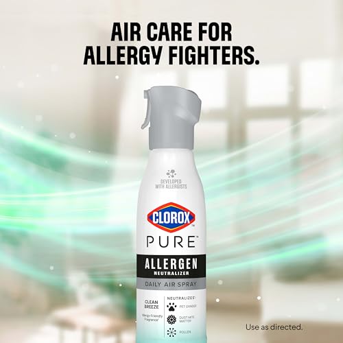 Clorox PURE Allergen Neutralizer Daily Air Spray, Clean Breeze, 8 Ounces - Image 5