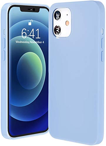 REALCASE iPhone 12 Mini Case, Liquid Silicone Back Cover Designed for iPhone 12 Mini 5.4 (Light Blue)