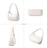 Vista 6 de Bolsos de hombro para mujeres, lindo bolso tote tipo hobo con cierre de cremallera y mini cartera de mano