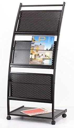 LEPOSE 4 Tray Magazine Stand and Newspaper Stand/Catalog, Brochure stand (Round)-picture-24