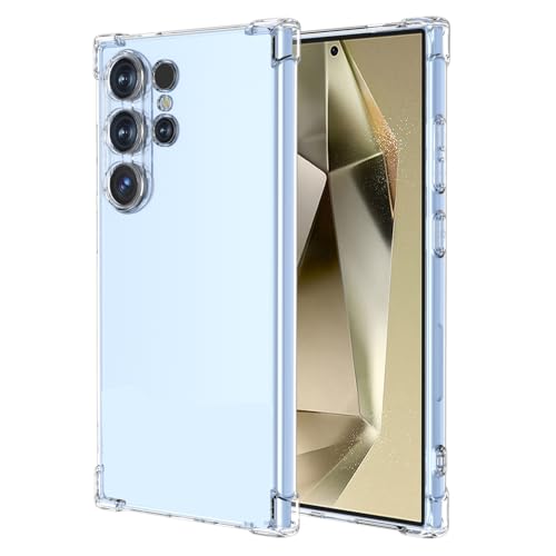 Image of for [Samsung S25 Ultra] Case,[Samsung Galaxy S25 Ultra] Phone Back Case Cover Clear Transparent Corners TPU Shock-Absorption Cell Phone Cover for [Samsung S25 Ultra] - Transparent