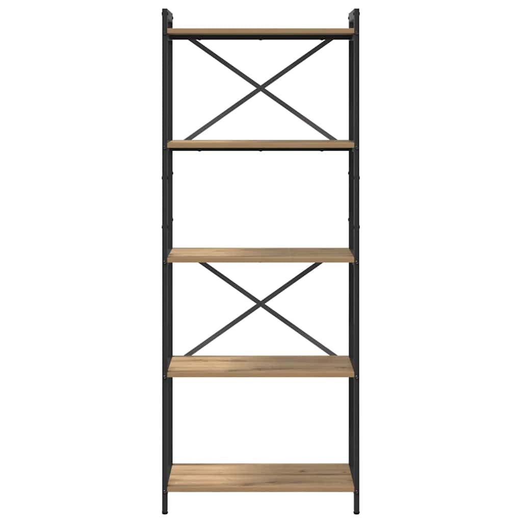 Generisch Bücherregal Artisan-Eiche 60 x 30 x 155 cm Holzwerkstoff,Möbel,Regalsysteme,Bücherregale Bücherschränke-868388