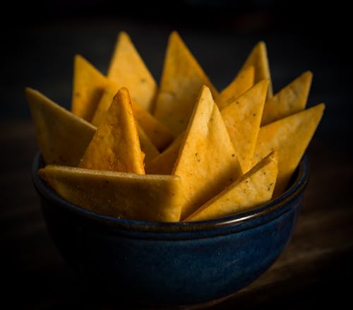 Image of Gourmade Soulful Snacking Pita Chips Chipotle and Barbeque Smoky | Baked Pita Bread | Pita Baked, 250g(each Pack 125g) |Dip Starter Snack|Mediterrianean Pita Bread |Nachos & Tortillas