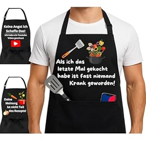 Generisch Kochschürze Lustig 'Fast niemand krank'